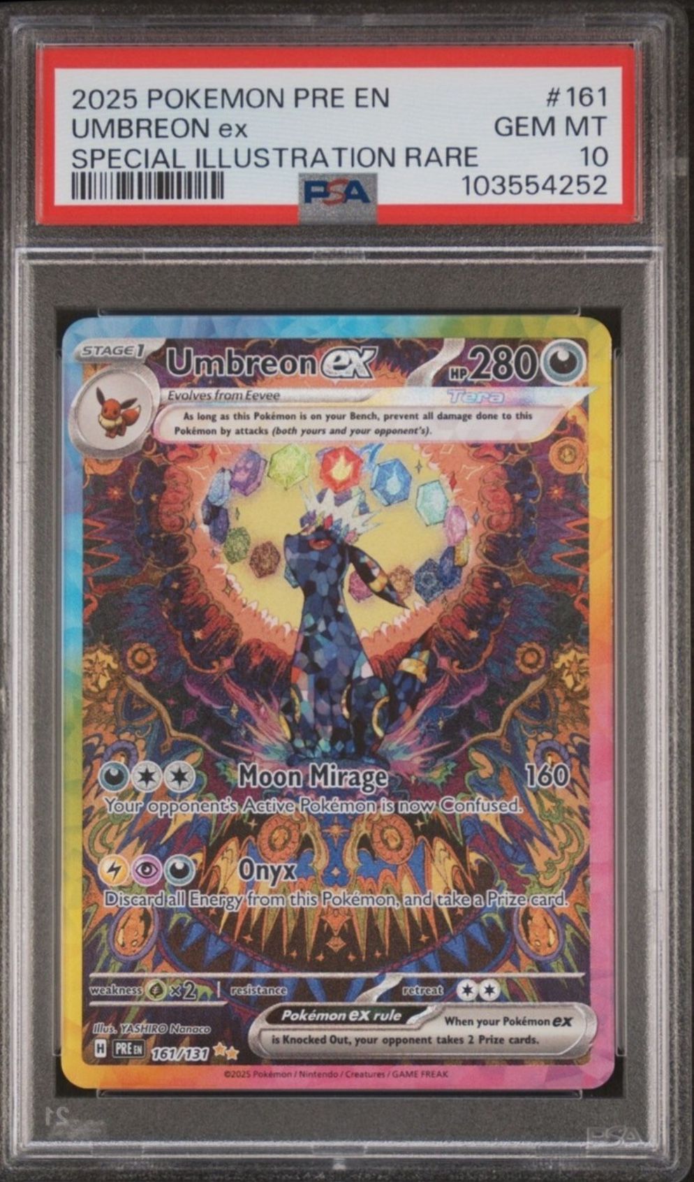 Umbreon ex Evolutions 161/131 PSA 10