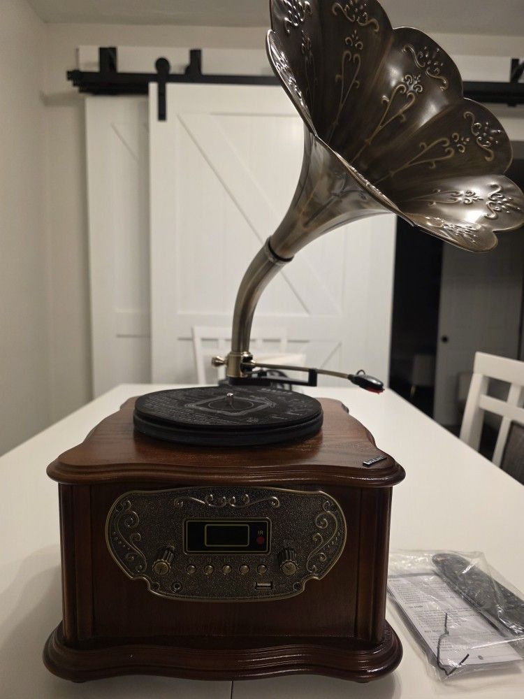 Lugulake Record Player Turntable