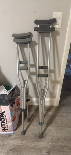 2 sets of crutches