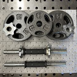 36LB In Total adjustable Metal Dumbbells 