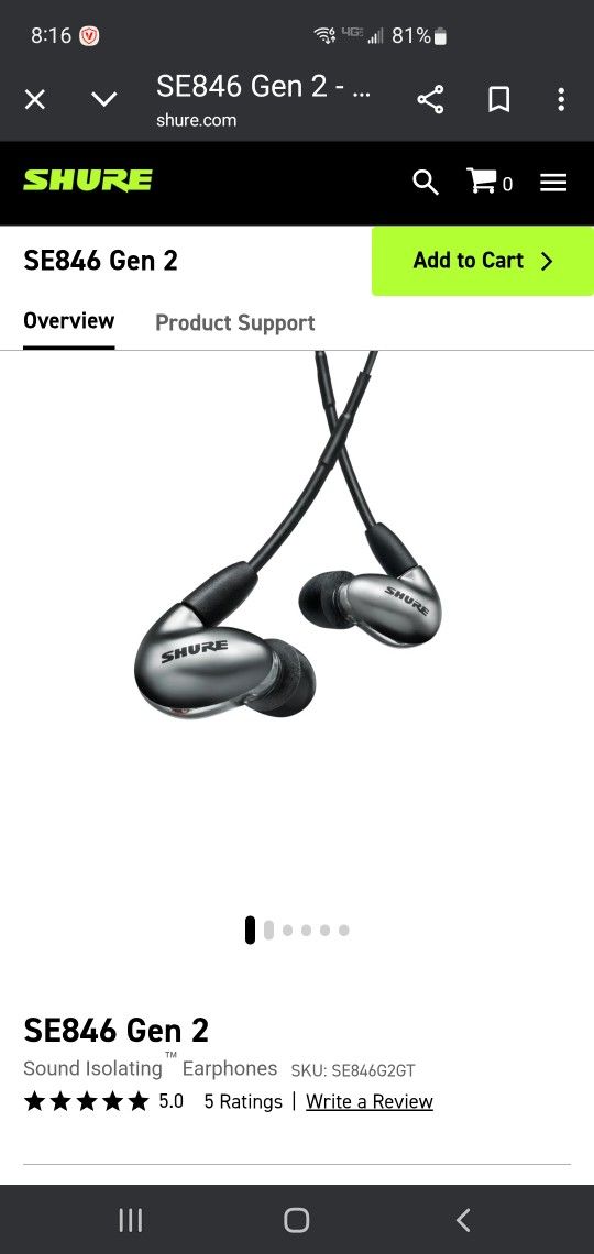 Shure Brand New In Box