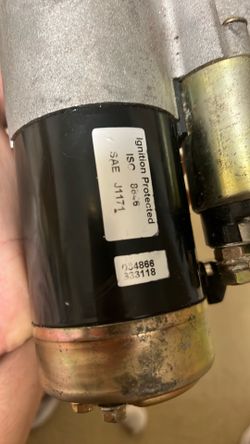 Boat Sierra  starter v8
