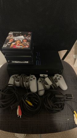 Sony PlayStation 2 Console Bundle with Games and Controllers