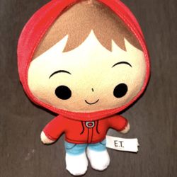 E.T. The Extraterrestrials Elliot Kid Red Hoodie 6" Stuffed Animal Plush Toy