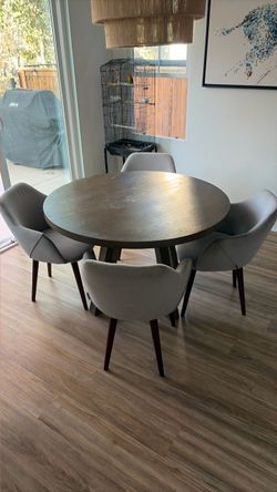 Dinning table set with 4 chairs