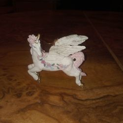 Antique Porcelain Unicorn X Mas Ornament