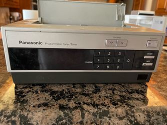 Panasonic VHS recorder and camera