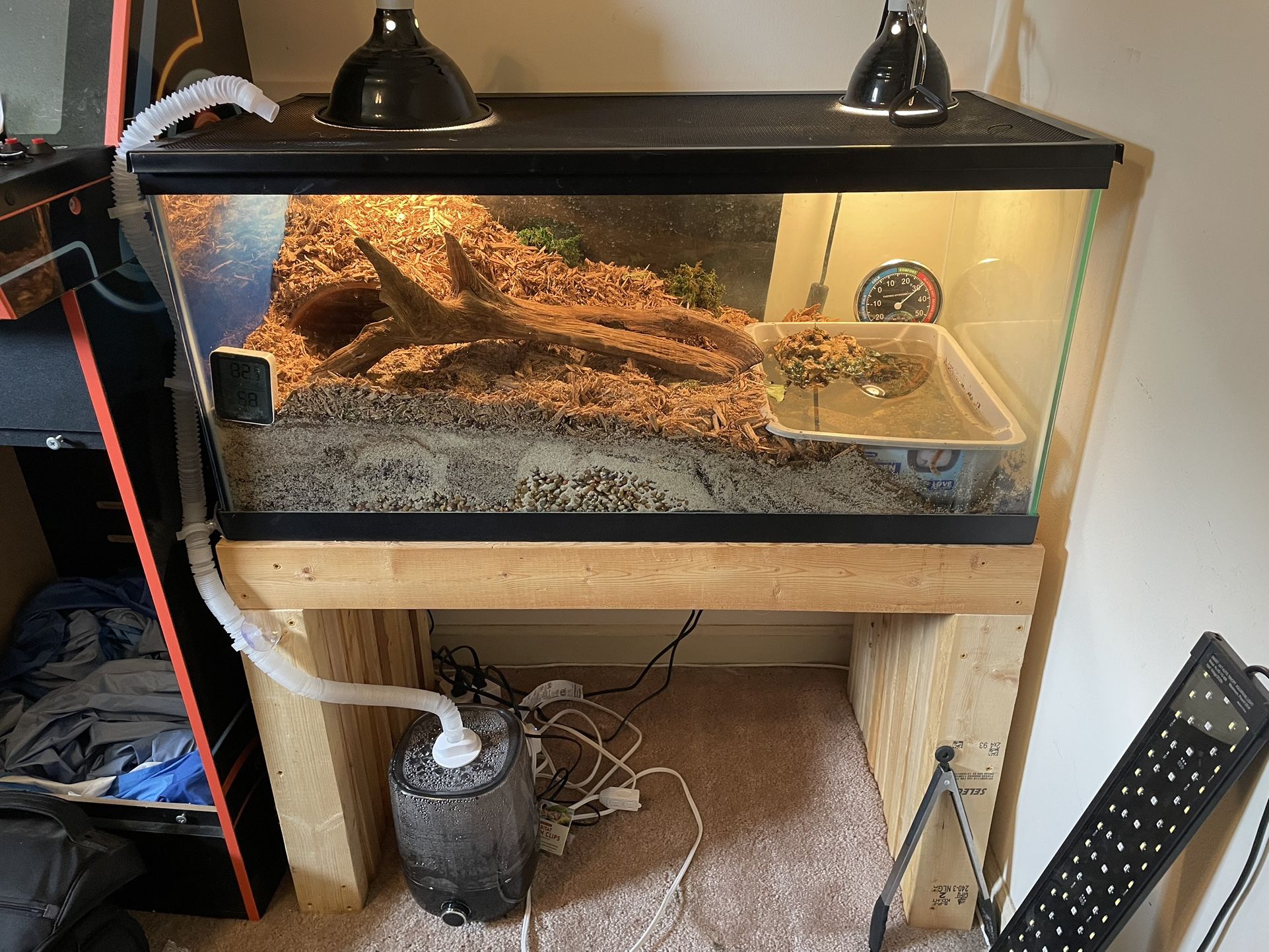 40 Gallon Breeder Tank With Humidifier And Other Extras