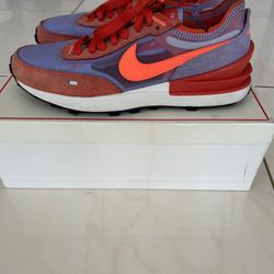 NIKE Women’s Shoes. Size 7.5. Waffle One Team Orange/Hyper Crimson.  Model DC2533-800