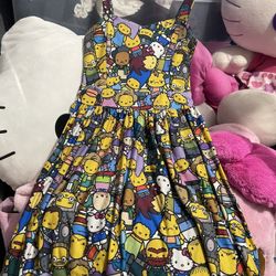 Japanla hello kitty the Simpsons dress 