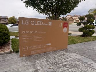 65 “ LG smart 4K EVO OLED HDR 144HZ G5 TV