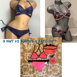 Lot of 3 BNWT Victoria's Secret bikinis