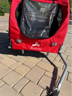 AOSOM dog bike trailer pet cart