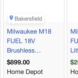 Milwaukee M18 Fuel 18v Brushless Chainsaw 