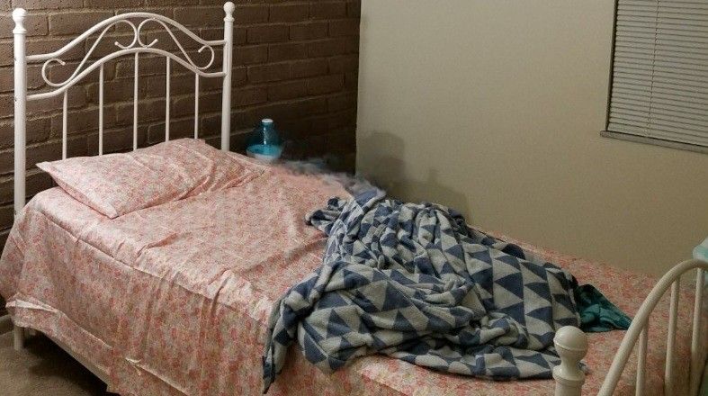 Twin bed frame and spring box