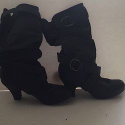 Boots Women Black Western.