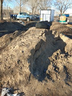 Free fill dirt and rock