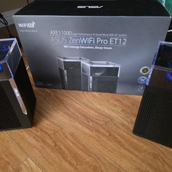 Like New Asus ZenWifi Pro ET12 AiMesh Routers (2-pack)