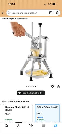 Vevor vegetable chopper