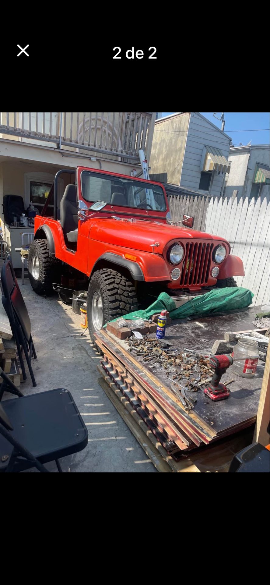 1980 Cj 5 Jeep 6 Cilindros Transmisión 4