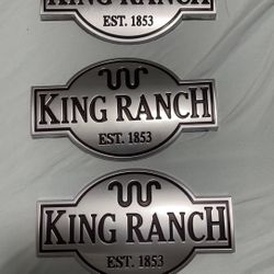 Original Ford King Ranch Emblems