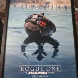 Star Wars Rogue 1 Framed Poster 1/3 Size