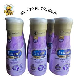 👶 Enfamil Gentlease Ready to Feed Infant Formula - 32 fl oz  Expires 10/26
