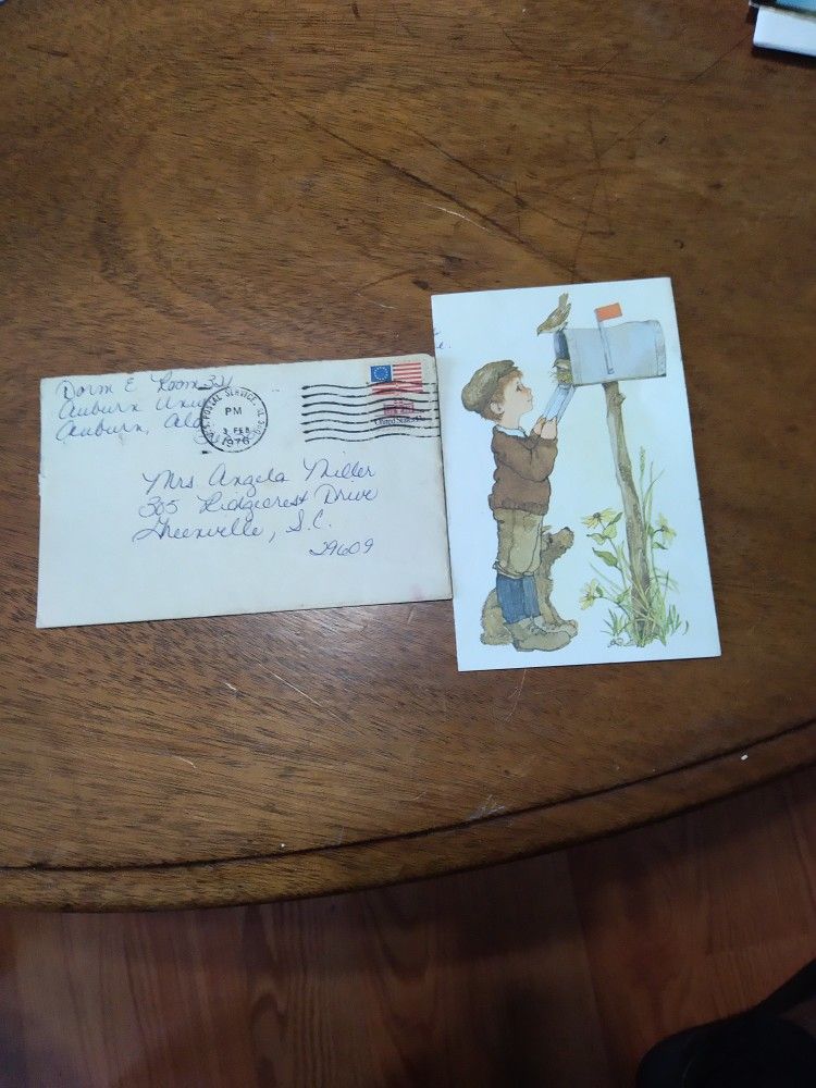 Vintage Lettters With Stamps