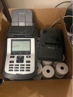 Tellermate  T-ix commercial coin and cash counter with printer and tons of paper