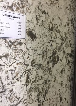 2'x9' oyster white quartz countertop slabs