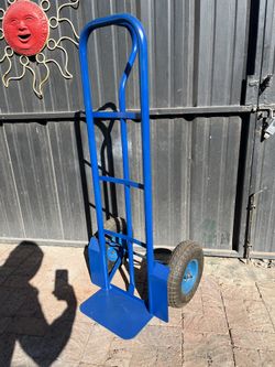 Blue Handtruck Dolly w/ Big Air Type Tires