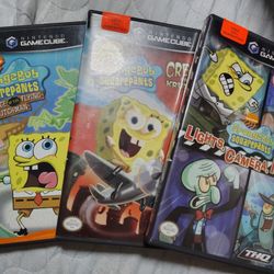 SpongeBob SquarePants GameCube Game Bundle 