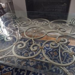 Solid Glass Table