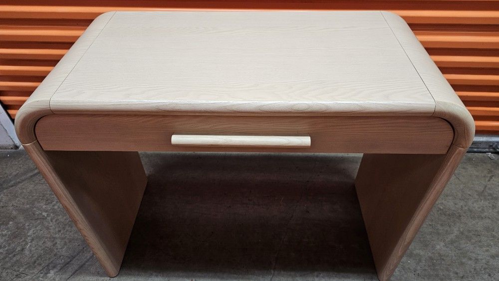 Original Retail $500.ARTICLE Faydra 40" Mini Desk w/Drawer Natural Ash