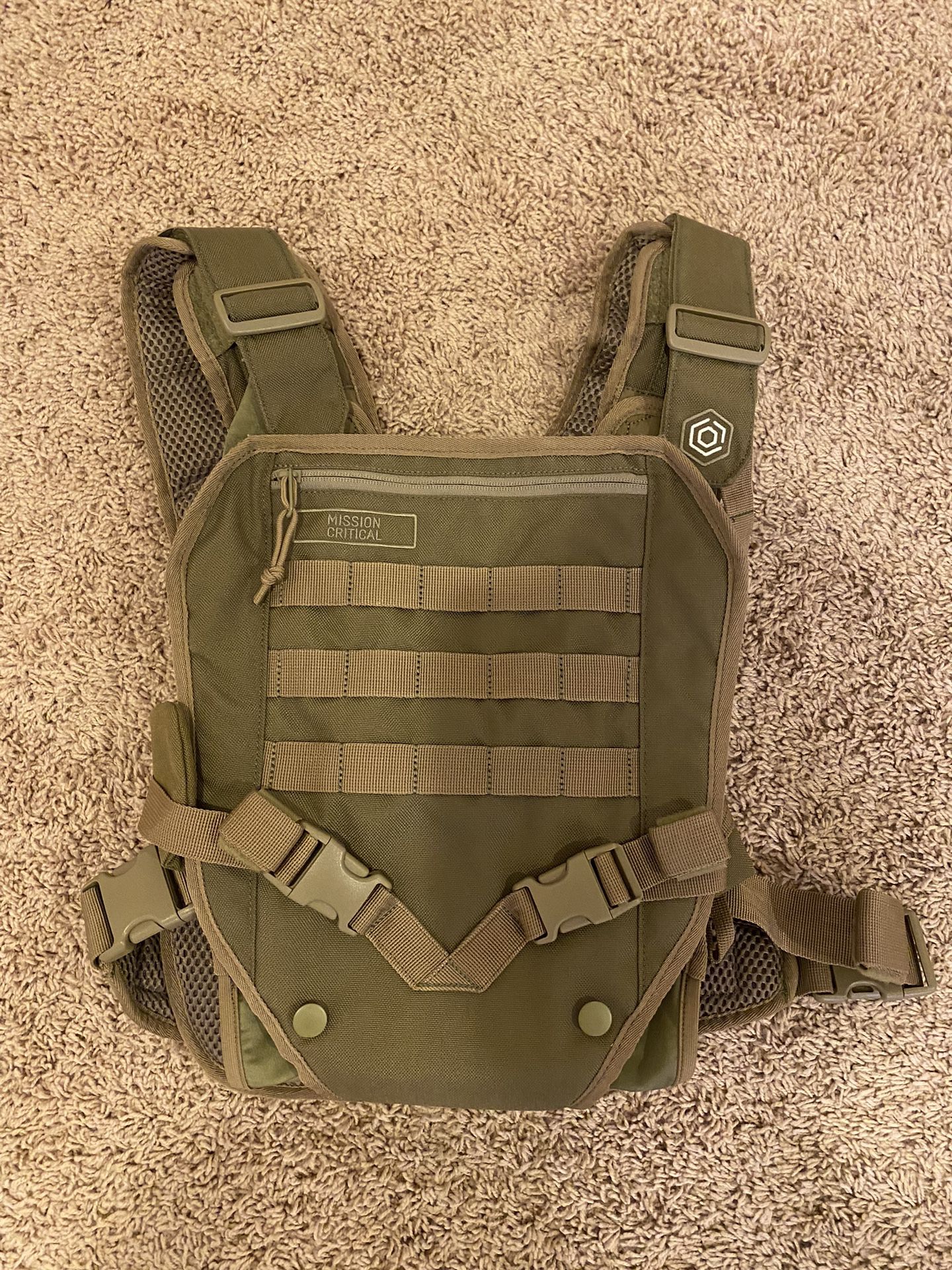 Mission Critical baby carrier
