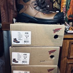 RED WING WORK BOOTS 
