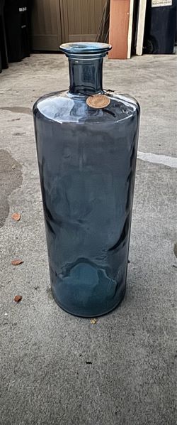Large 100% Recycled Glass  Vase