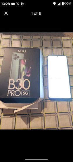 Nuu B30 pro 5g  Cell phone 256gb cell phone excellent condition low price unlocked