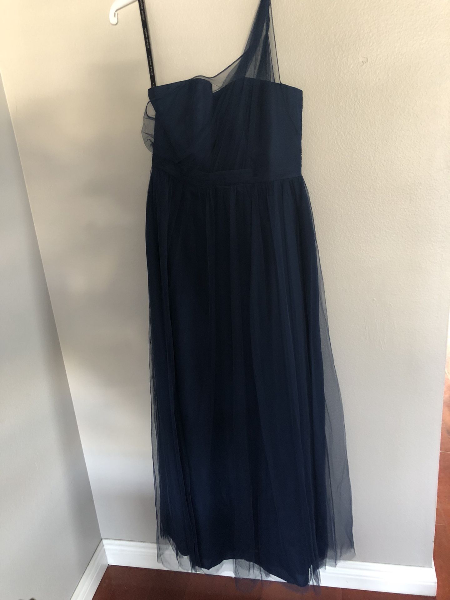 alfred angelo navy bridesmaid dress Wedtrend Women Navy Prom Dress Mermaid Spaghetti Straps Pleated Sequin Maxi  Dress With Slit – WEDTREND