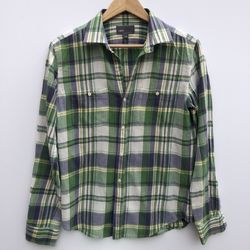 Vince Plaid Fannel men’s button Down