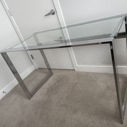 Large Glass Desk 