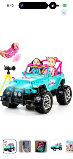 RC Doll Monster Truck Toy Set