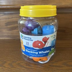 Learning Resources Stacking Whales 2+ Toy 
