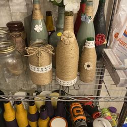 Home decor bottles nothing