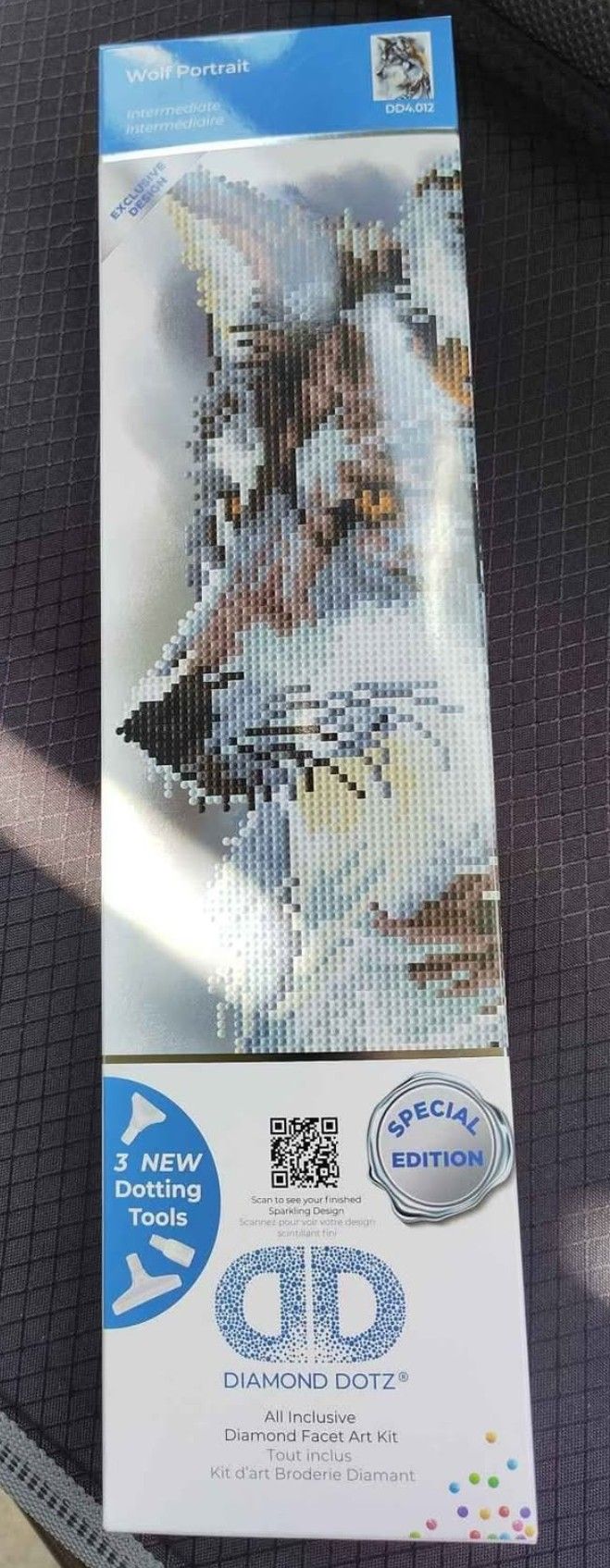 🐺 Diamond Dotz “Wolf Portrait” – Special Edition Diamond Art Kit