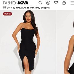 Fashion Nova Corset Dress 