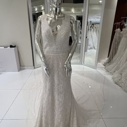 Mermaid, Semi-Mermaid Wedding Dress #34 -5 Star Bridal store closing sale, $5K dresses for only $750