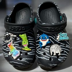 RON ENGLISH X CLASSIC CLOG KIDS 'PARTY ANIMALS