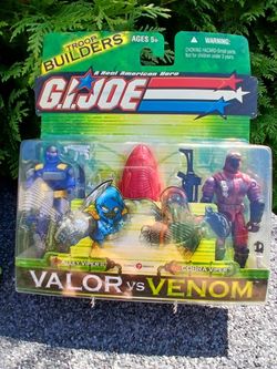GI Joe Valor vs. Venom Alley Viper and Cobra Viper Action Figure New And Sealed