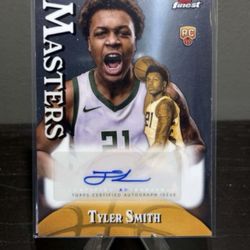 MA-TS Tyler Smith 2024-25 Finest - Masters Autographs Rookie